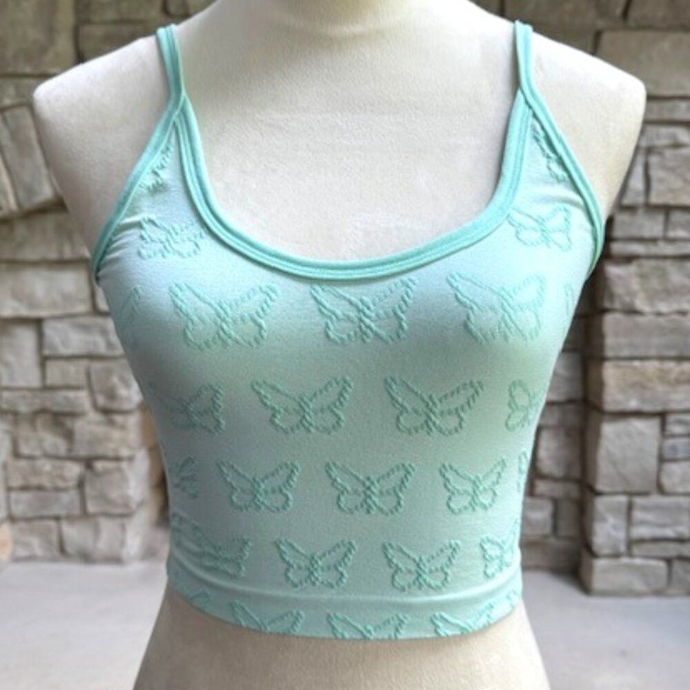 NWT Urban Outfitter Teal/Mint Butterfly Bra